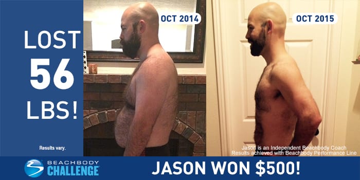 Beachbody Results: Jason Lost 56 Pounds and Won $500!