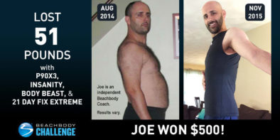 Beachbody Results: Joe Lost 51 Pounds And Won $500! | BODi