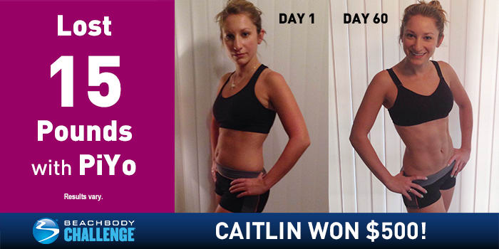 Caitlin Lost Pounds In Days With Piyo Won Bodi