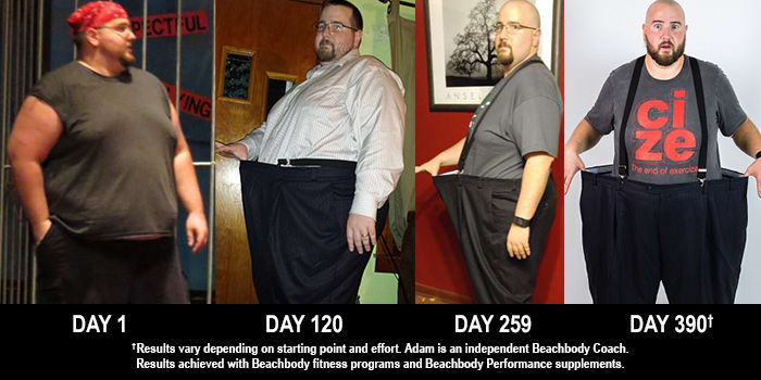 Beachbody Results: Adam Lost 220 Pounds in Just Over a Year!