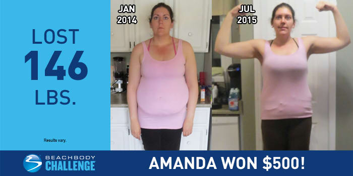 Mom Loses 146 Pounds and Wins $500