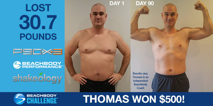 P90X3 Results: Father of Five Loses Over 30 Pounds in 90 Days, Wins $500!
