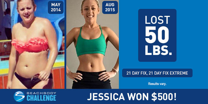 21 Day Fix Results: Check Out How Jessica Lost 50 Pounds and Won $500