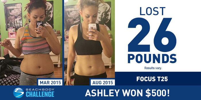 FOCUS T25 Results: 18 Year-Old Cancer Survivor Loses 26 Pounds, Wins $500