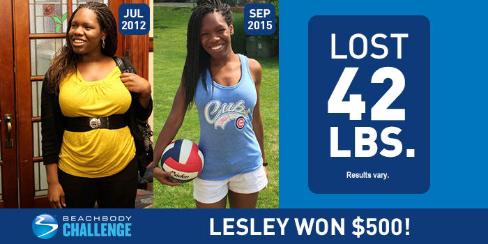 Lesley Lost 42 Pounds and Won $500!