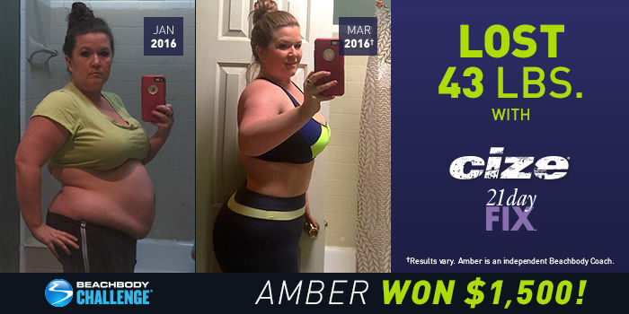 Beachbody Results: Amber Lost 46 Pounds and Won $1,500!