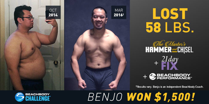 Beachbody Results: Benjo Benefits Big-Time By Body Building