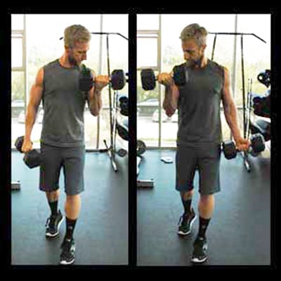 Biceps Workouts Exercises Alternating Dumbbell Curl