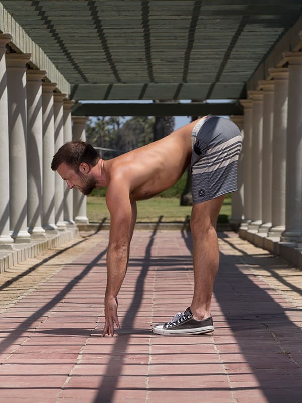5 Standing Poses for Core Strength - Half Forward Fold