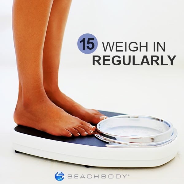 Day 15: Weigh In Regularly