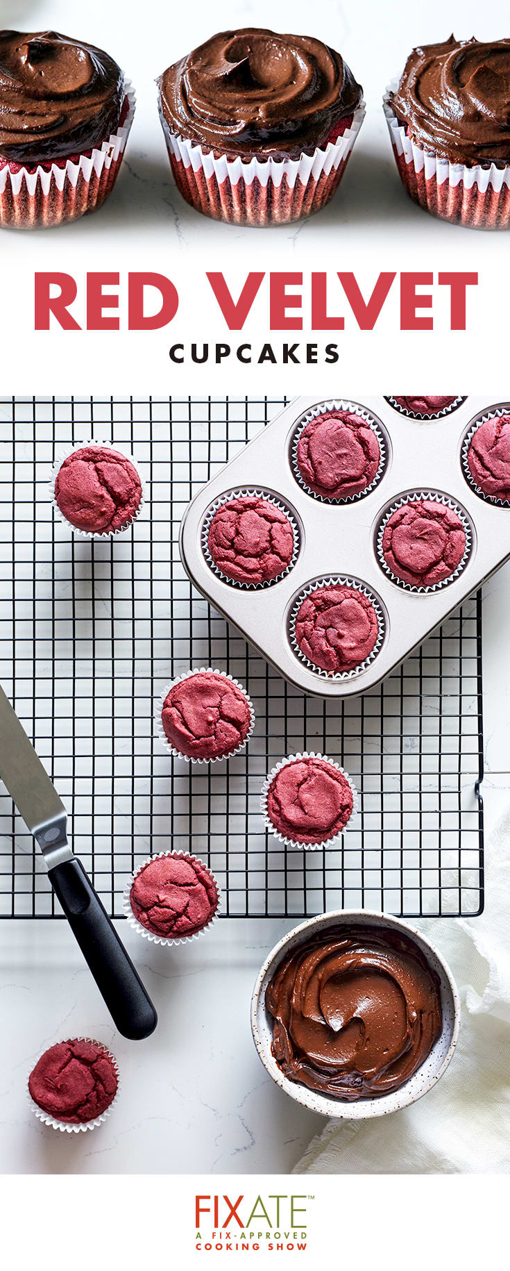 Healthy Red Velvet Cupcakes