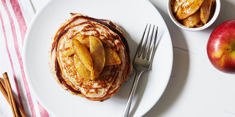 Apple Cinnamon Protein Pancakes Recipe | BODi