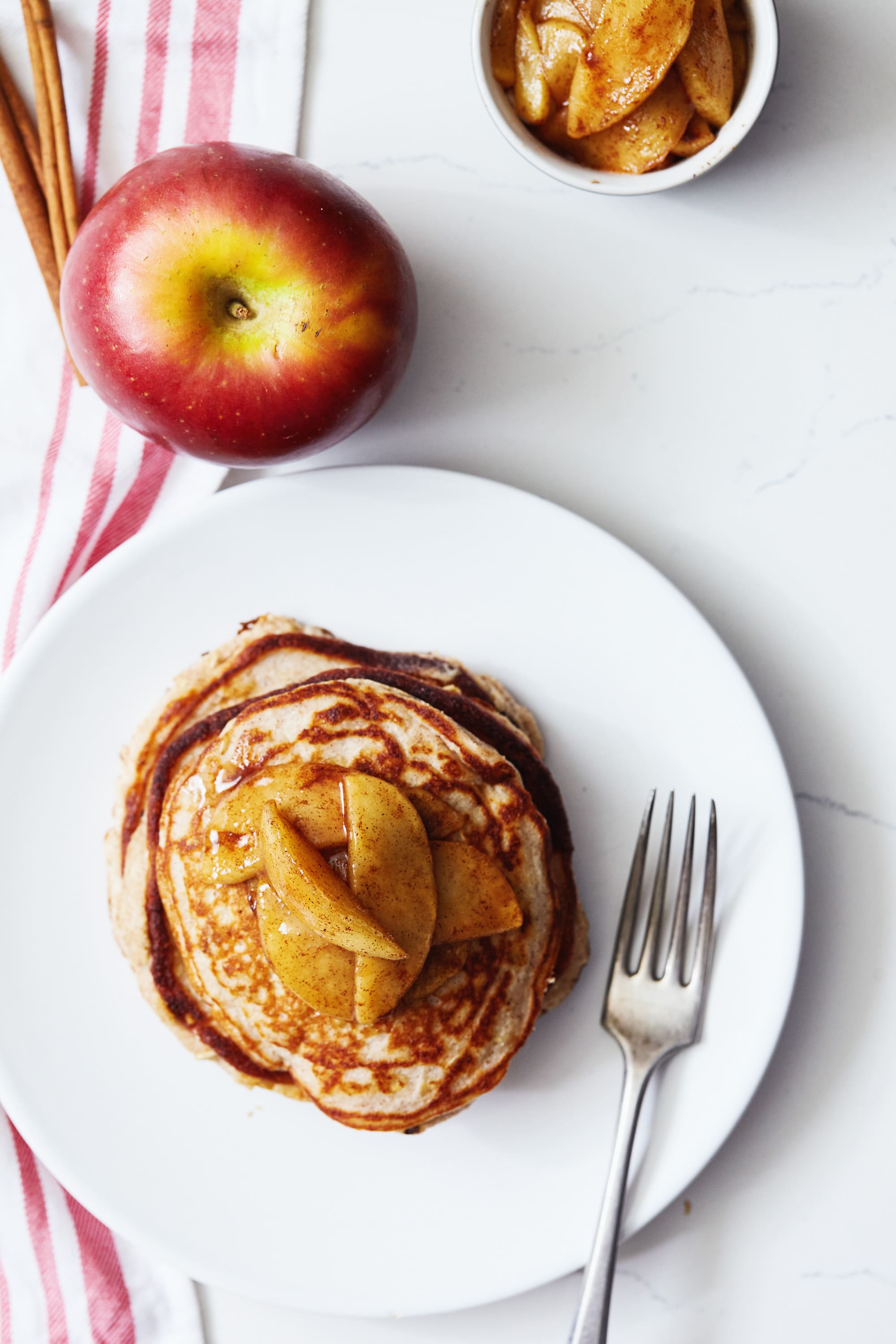 Apple Cinnamon Protein Pancakes Recipe
