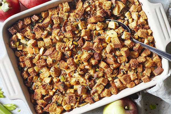 Apple and Chestnut Stuffing Recipe | BODi