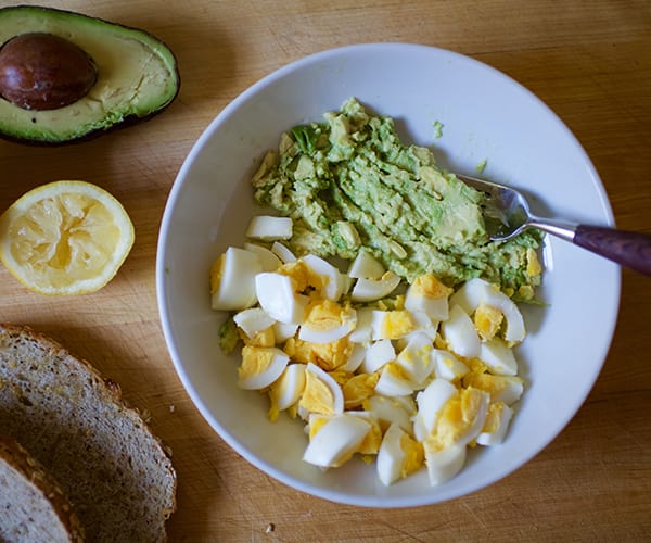 This healthy Avocado Egg Salad Toast is perfect for those of us who love egg salad but want to avoid all that mayonnaise.