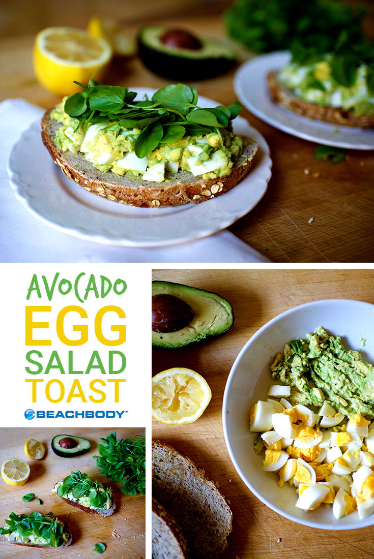 This healthy Avocado Egg Salad Toast is perfect for those of us who love egg salad but want to avoid all that mayonnaise.