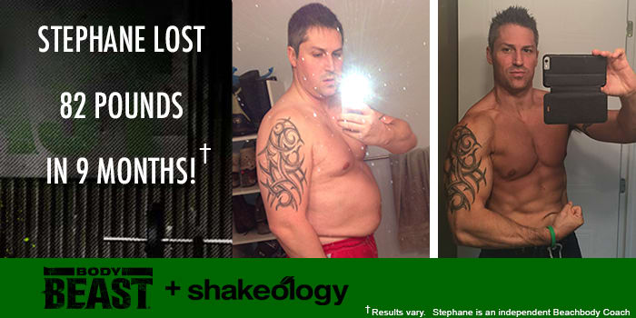 Transformation Tuesday: Stephane Lost 82 Pounds with Body Beast