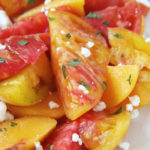 Sliced Peach and Heirloom Tomato Salad | BeachbodyBlog.com