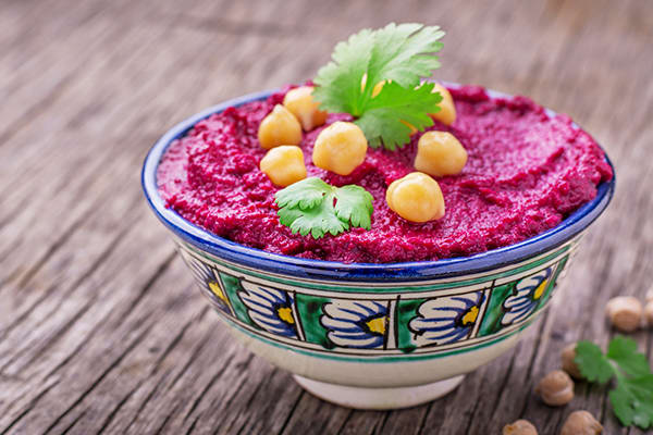 Beet hummus