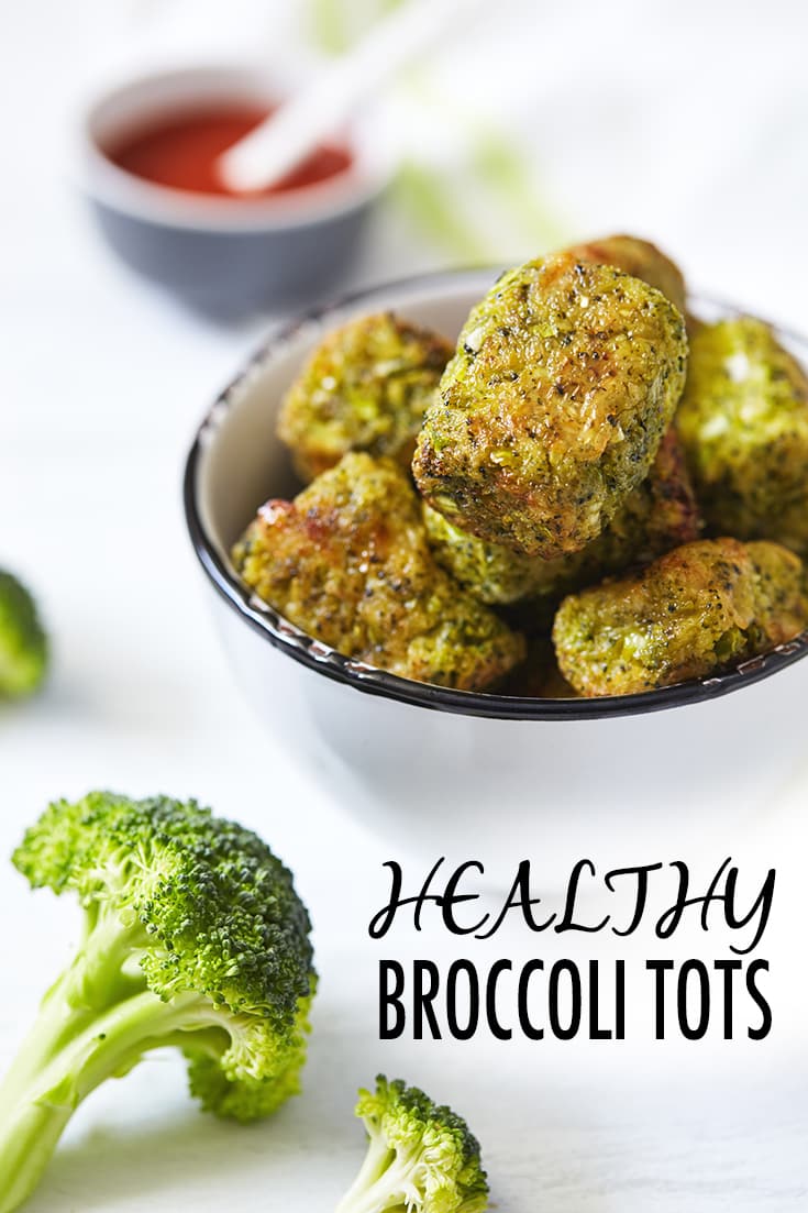 These Broccoli Tots are a fun party-ready appetizer made with Panko breadcrumbs, chopped green onions, and shredded cheddar cheese.