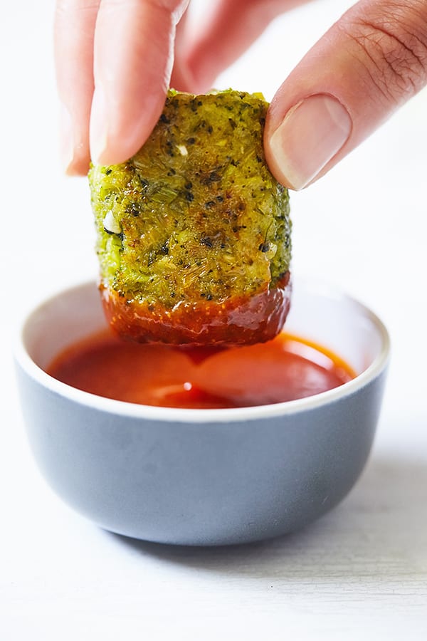 These Broccoli Tots are a fun party-ready appetizer made with Panko breadcrumbs, chopped green onions, and shredded cheddar cheese.