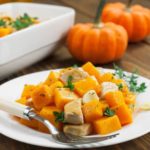 Chicken Baked with Pumpkin