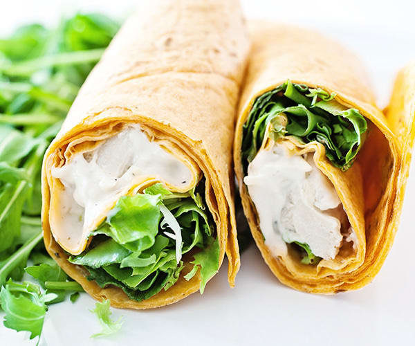 Chicken and Spinach Wrap