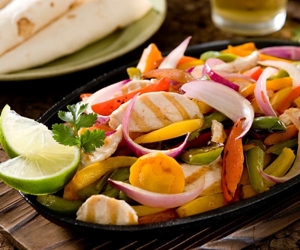 Chicken and Veggie Fajitas