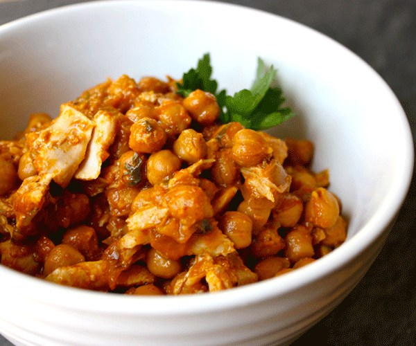 Chickpea Curry with Chicken
