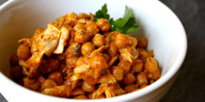 Chicken curry with chickpeas