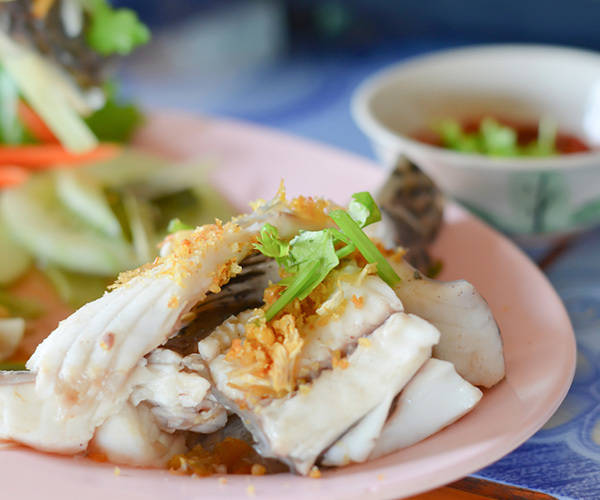 Chinese steamed whole fish