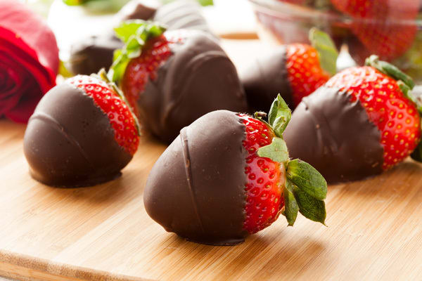 chocolate covered strawberries