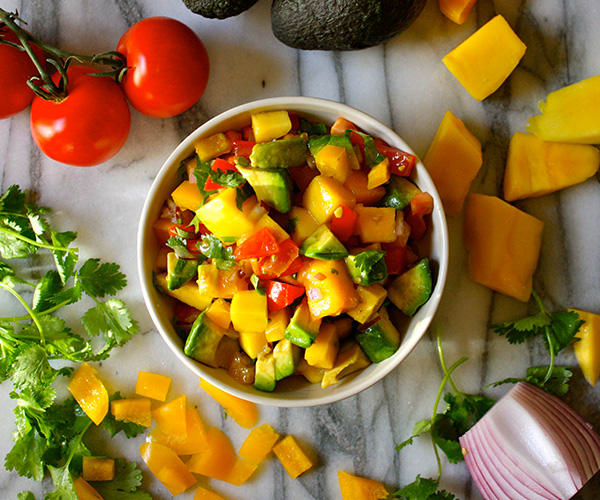 Chunky Rainbow Salsa Roundup