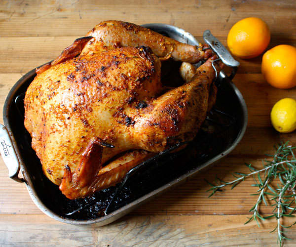 Citrus-herb roasted turkey recipe