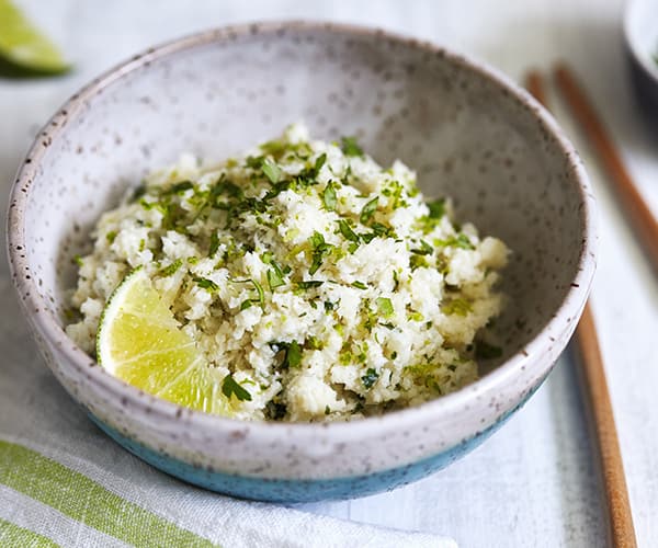 Coconut and Lime Cauliflower Fried Rice