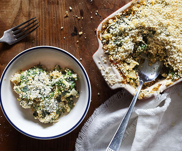 Collard Greens Au Gratin