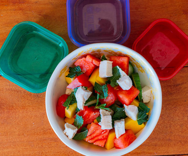 Cucumber, Watermelon, and Mango Salad with Mint | BeachbodyBlog.com