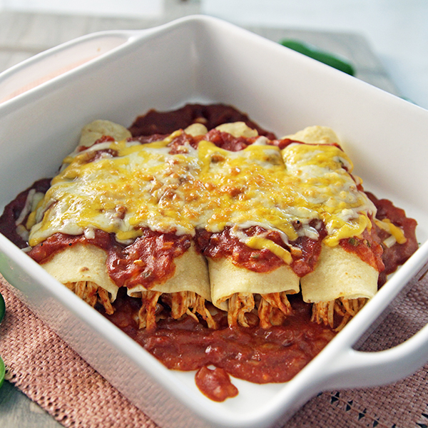 Healthy Chicken Enchiladas Recipe