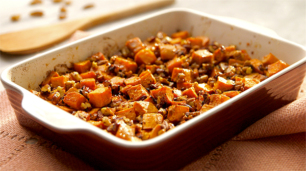Sweet Potato Casserole from Fixate Cooking Show