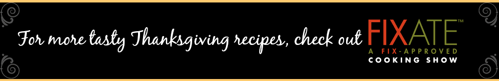 Fixate cooking show recipes banner