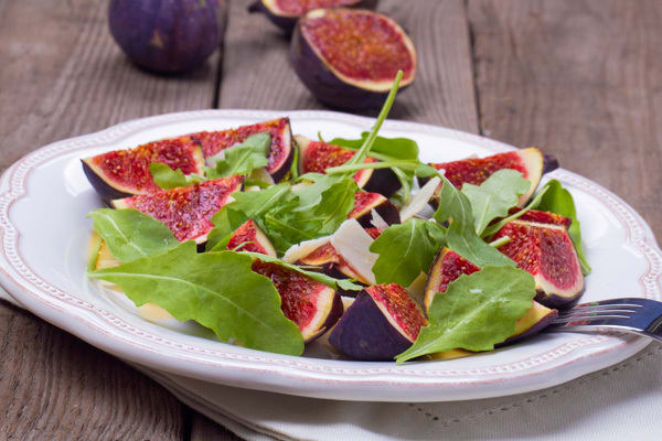 fig salad with honey lemon dressing sized