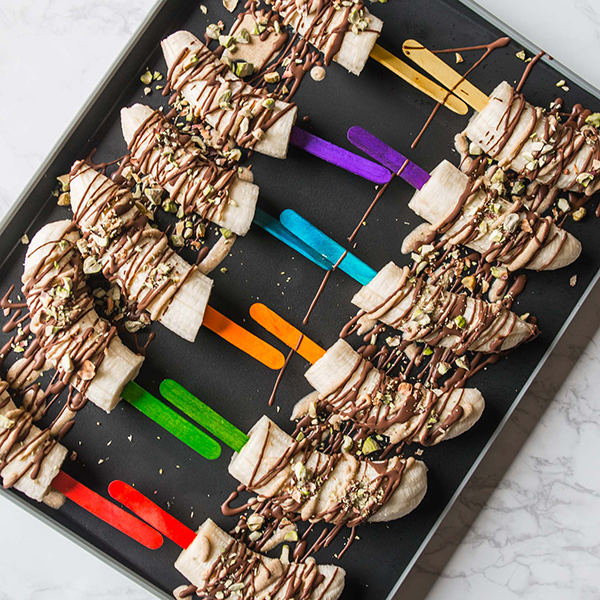 Frozen Banana Pops