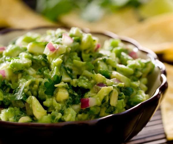 Homemade healthy guacamole recipe