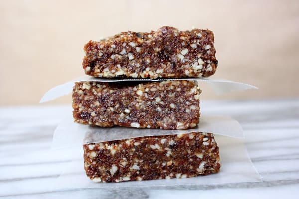 Homemade energy bars