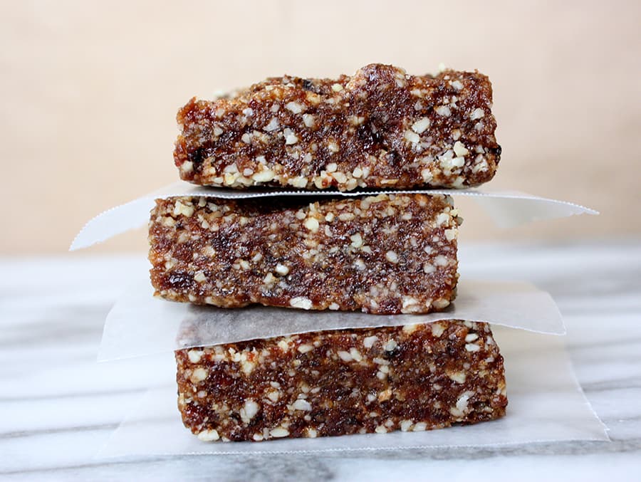 Try your hand at making your own, super healthy energy bars in minutes pitted prunes, dried fruit, savory nuts, and creamy Shakeology.