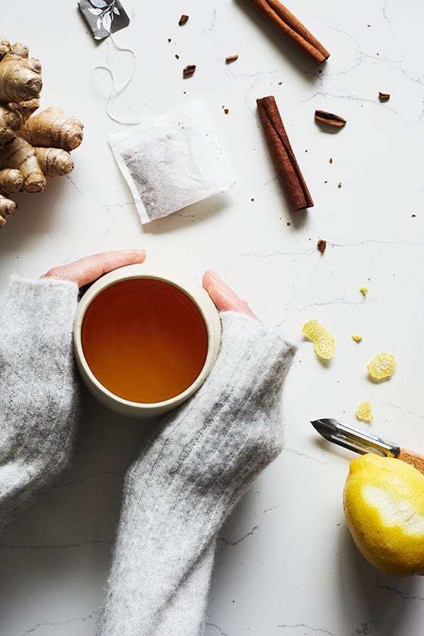 Hot Toddy with Apple Cider and Rooibos Tea