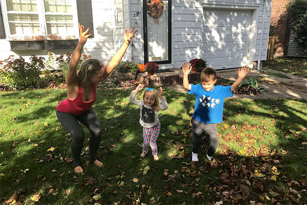 5 Garden Yoga Poses for Kids Using a Chair