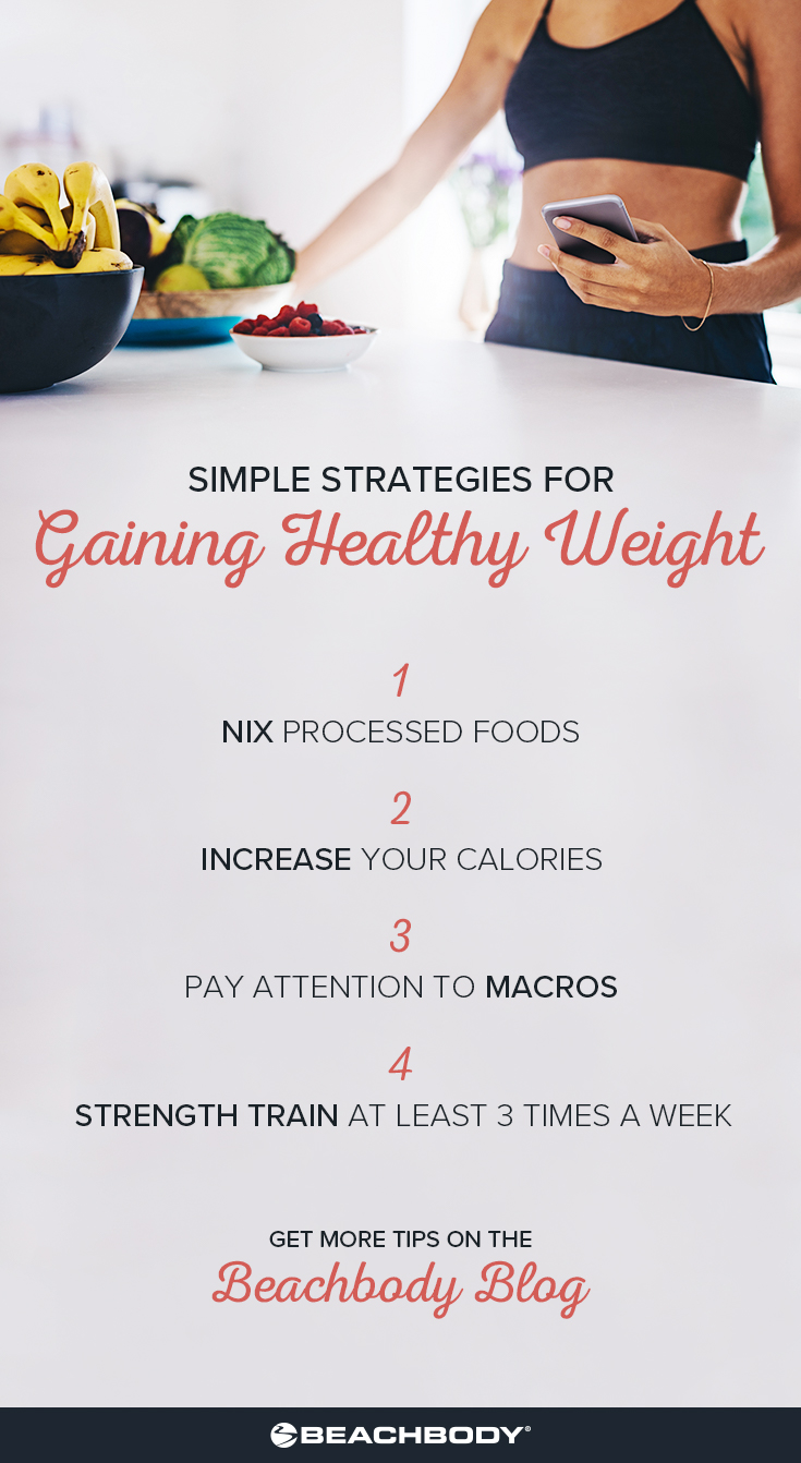 How to Gain Weight the Right Way