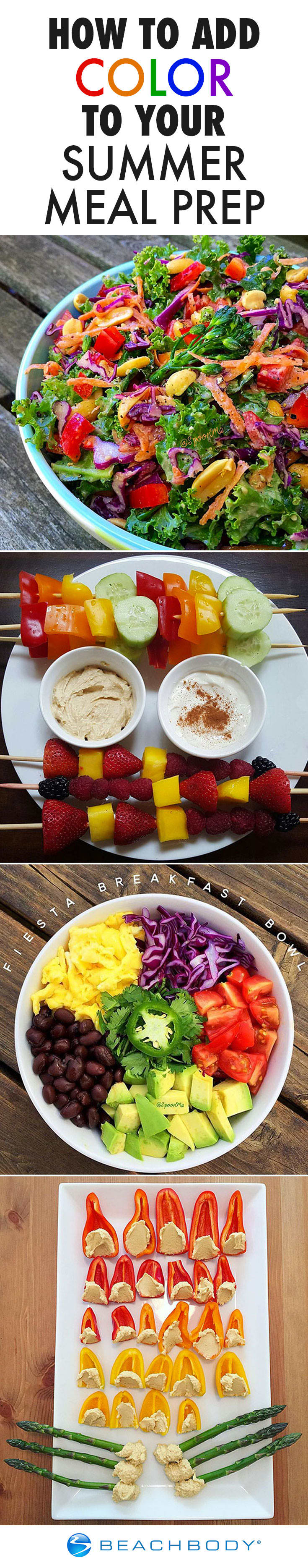 How to Add Color to Your Summer Meal Prep