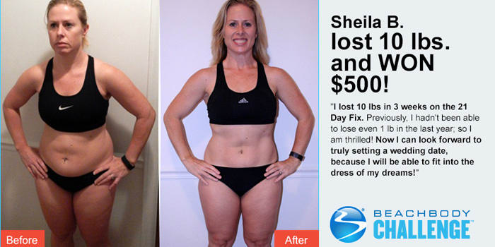 21 Day Fix Results Sheila Lost 10 Pounds In Three Weeks Bodi